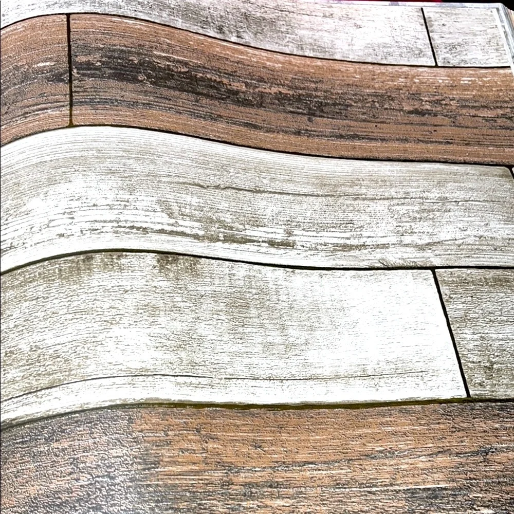 7 Large Rustic Stone and Wood Pattern Wallpaper sheet samples DIY Arts & Crafts